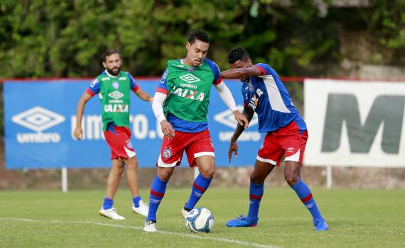 Edigar Junio está recuperado e treina com o grupo do Bahia