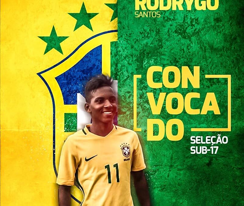 Rodrygo é convocado para treinos com a Seleção Brasileira Sub-17