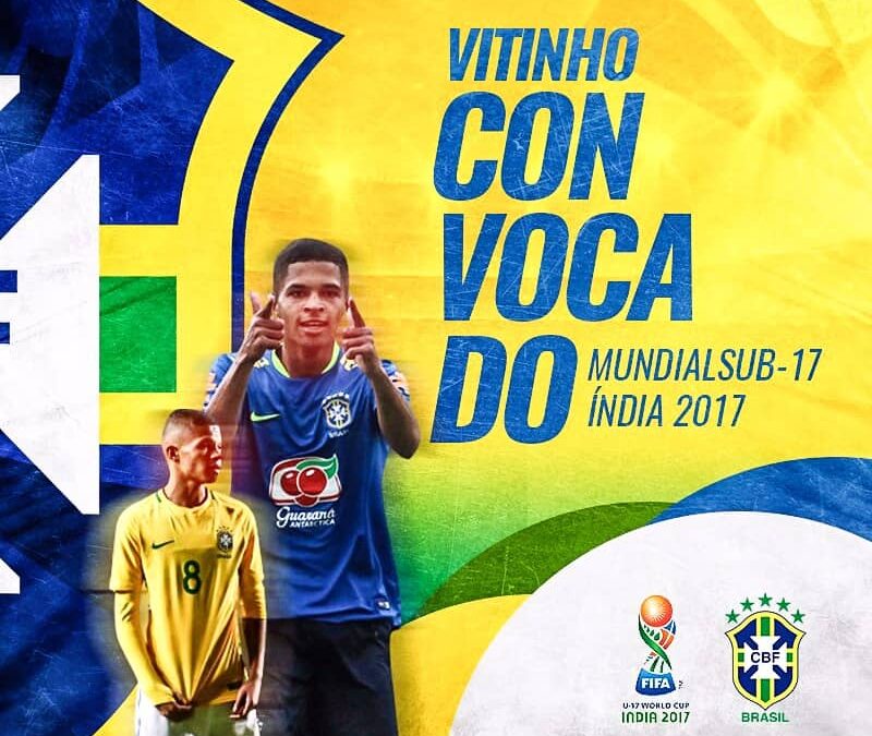 Atacante Vitinho, do Corinthians, é convocado para a Copa do Mundo Sub-17, que será na Índia