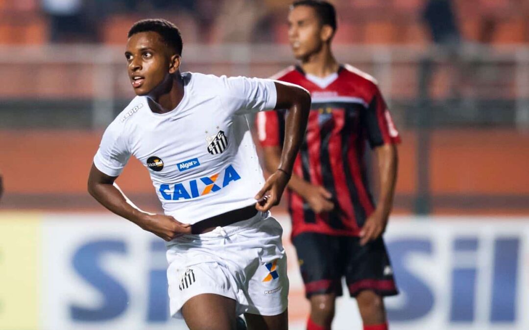 Jovem Rodrygo marca pelo segundo jogo consecutivo com a camisa do Santos e festeja: ‘Eu já acreditava’