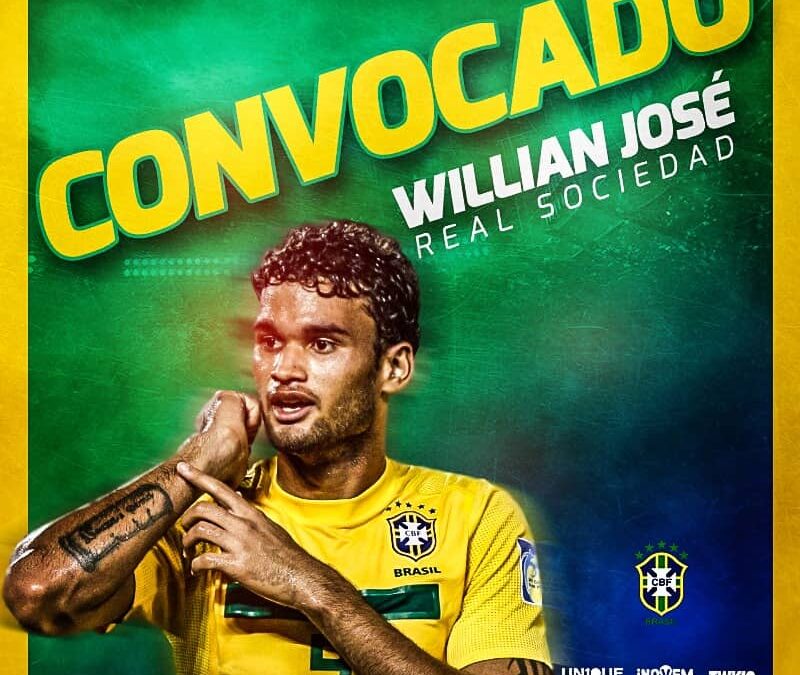 Parabéns! Willian José é convocado para disputar dois amistosos pela Seleção Brasileira