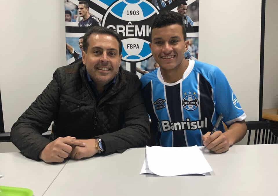 Jovem volante Caique, ex-Palmeiras, é novo reforço da base do Grêmio!