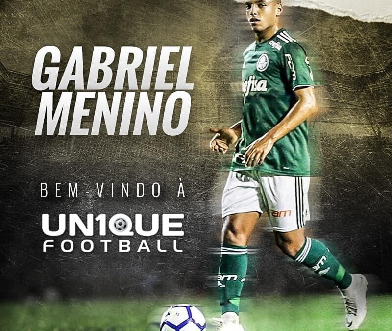 Gabriel Menino, volante ano 2000 do Palmeiras, é novo cliente da Un1que Football