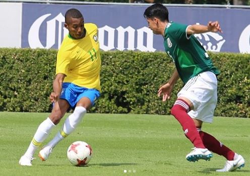 Atacante Fernando é titular e dá assistência em vitória da Seleção Brasileira Sub-20 sobre o México