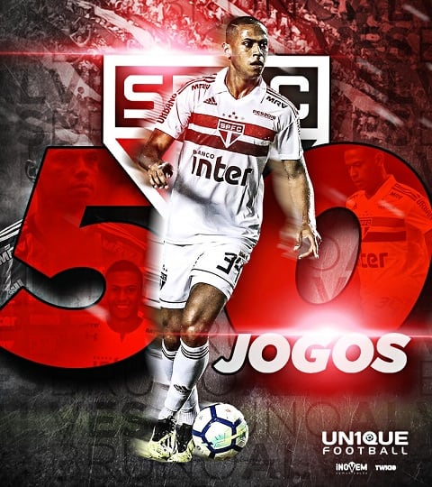 Com triunfo, Bruno Alves completa 50 jogos pelo São Paulo