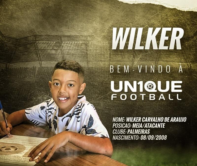 Meia-atacante Wilker, do Palmeiras, é o novo cliente da Un1que Football