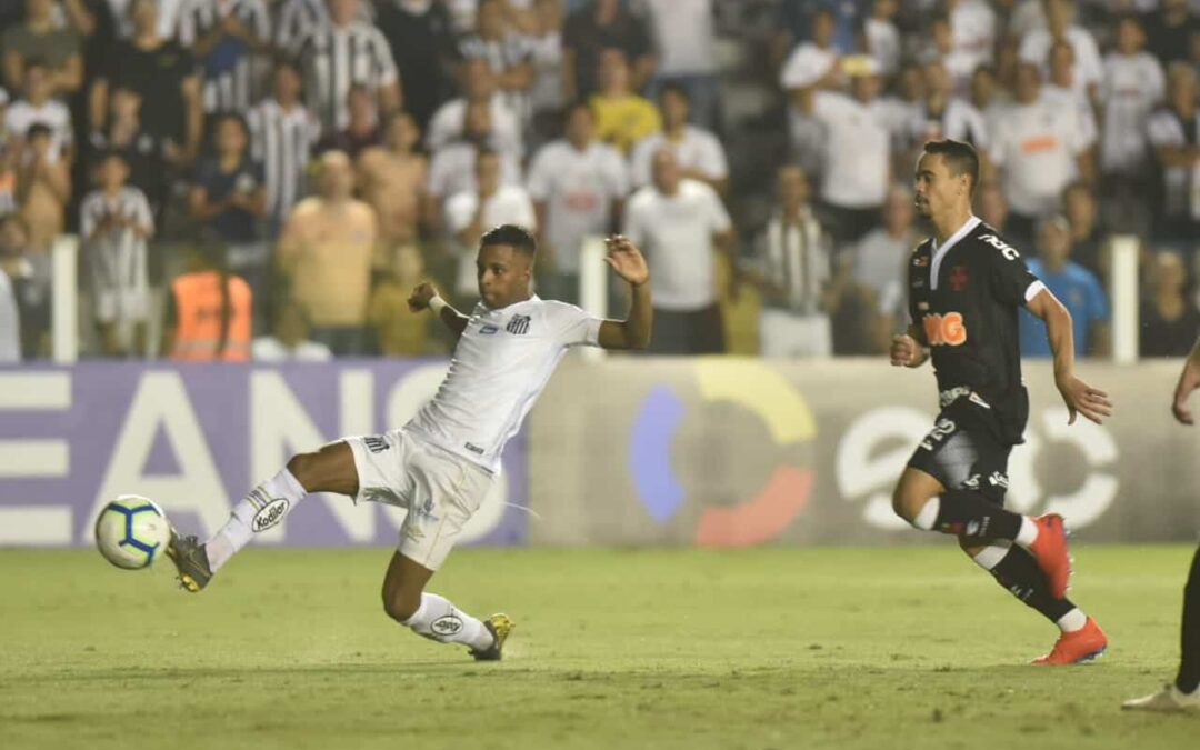 Em mais uma grande atuação de Rodrygo, Santos vence o Vasco pela Copa do Brasil