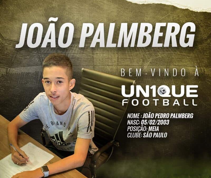 João Palmberg, meio-campista do São Paulo Sub-17, é o novo cliente da Un1que Football