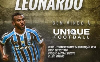 Un1que Football passa a representar Leonardo, lateral-direito do Grêmio