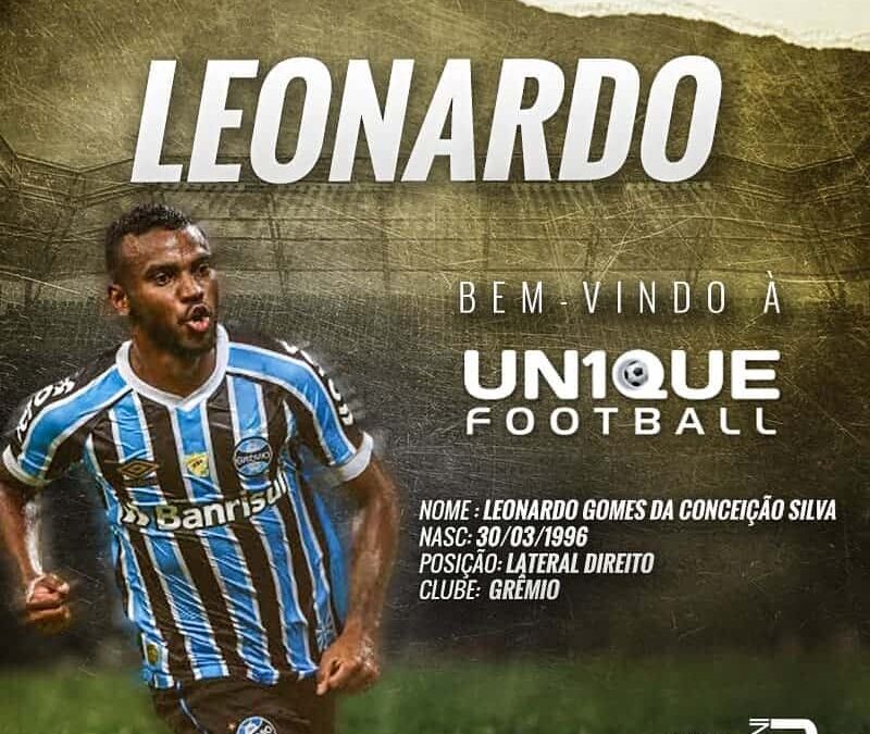 Un1que Football passa a representar Leonardo, lateral-direito do Grêmio
