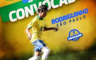 Rodriguinho, meio-campista do São Paulo, é novamente convocado para a Seleção Brasileira Sub-15