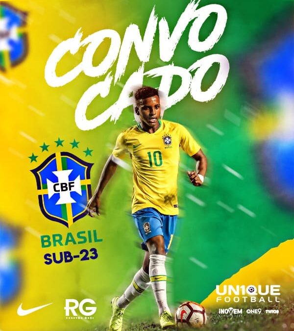 Rodrygo é convocado para a Seleção Brasileira Sub-23