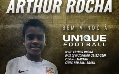 Arthur Rocha, atacante do Red Bull Brasil, é o novo cliente da Un1que Football