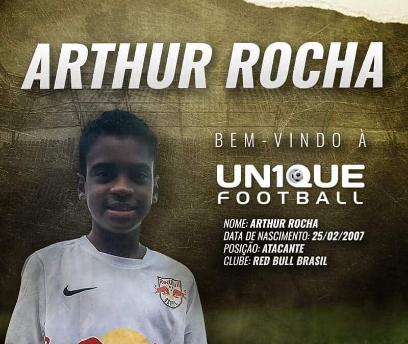 Arthur Rocha, atacante do Red Bull Brasil, é o novo cliente da Un1que Football