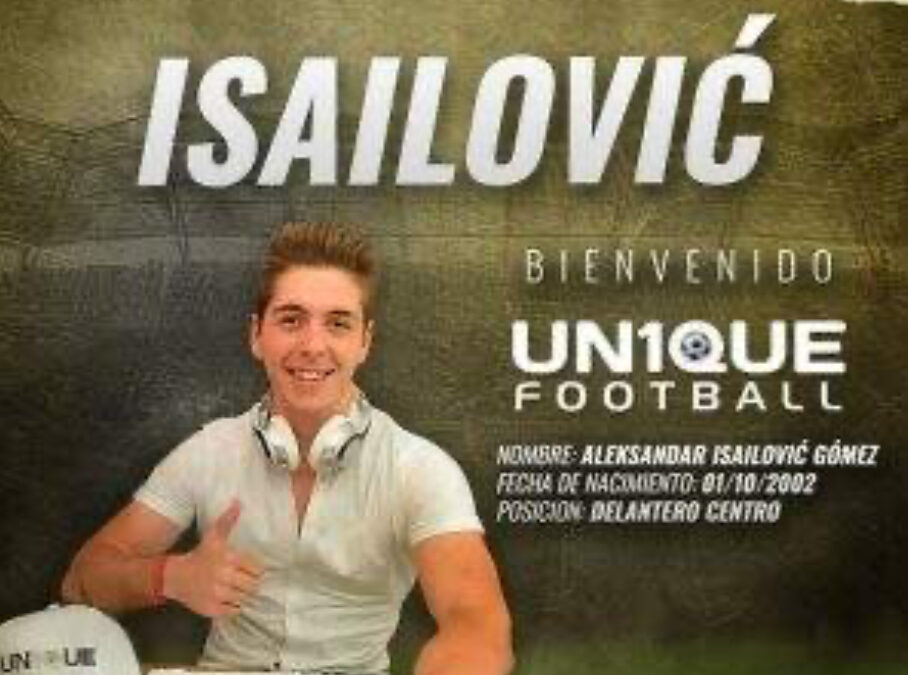 Atacante sérvio, Isailović é o novo cliente da Un1que Football