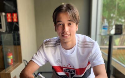 João Palmberg assina contrato profissional com o São Paulo