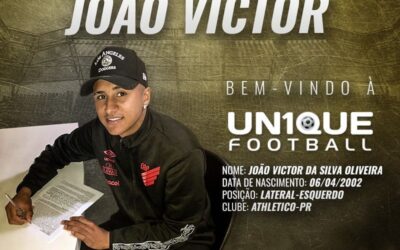 João Victor, lateral-esquerdo do Athletico-PR, é o novo cliente da Un1que Football