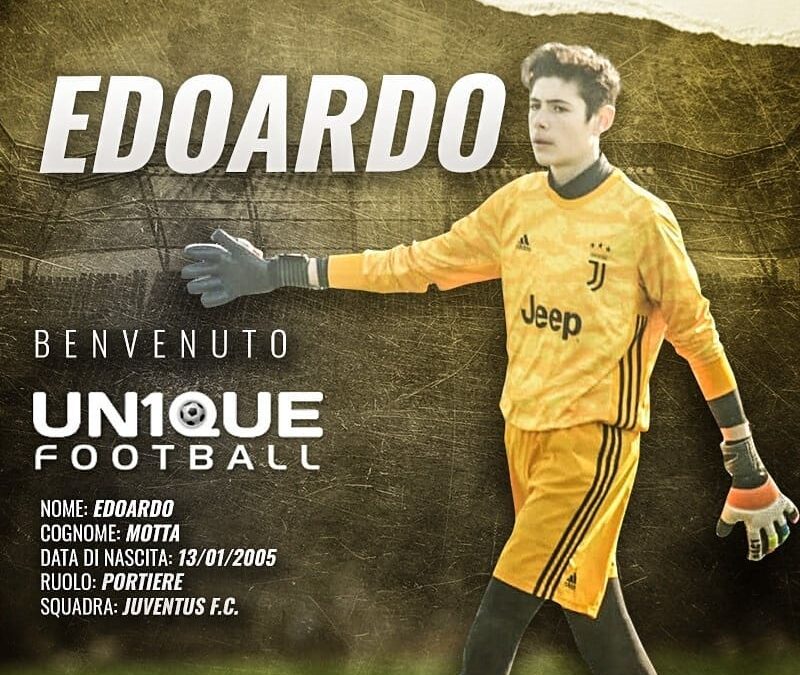 Edoardo, goleiro da Juventus sub-15, é o novo cliente da Un1que Football
