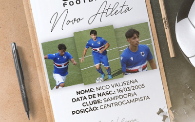 Nico Valisena, meio-campista da Sampdoria, de 16 anos, é o novo cliente da Un1que Football
