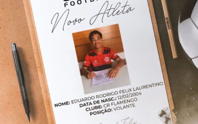 Dudu Felix, meio-campista do Flamengo, é o novo cliente da Un1que Football
