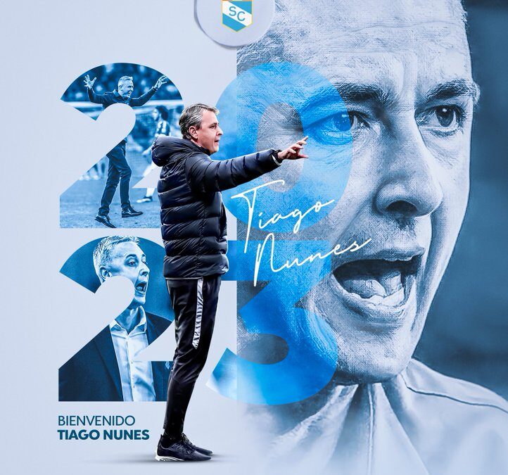 Tiago Nunes é o novo técnico do Sporting Cristal, do Peru