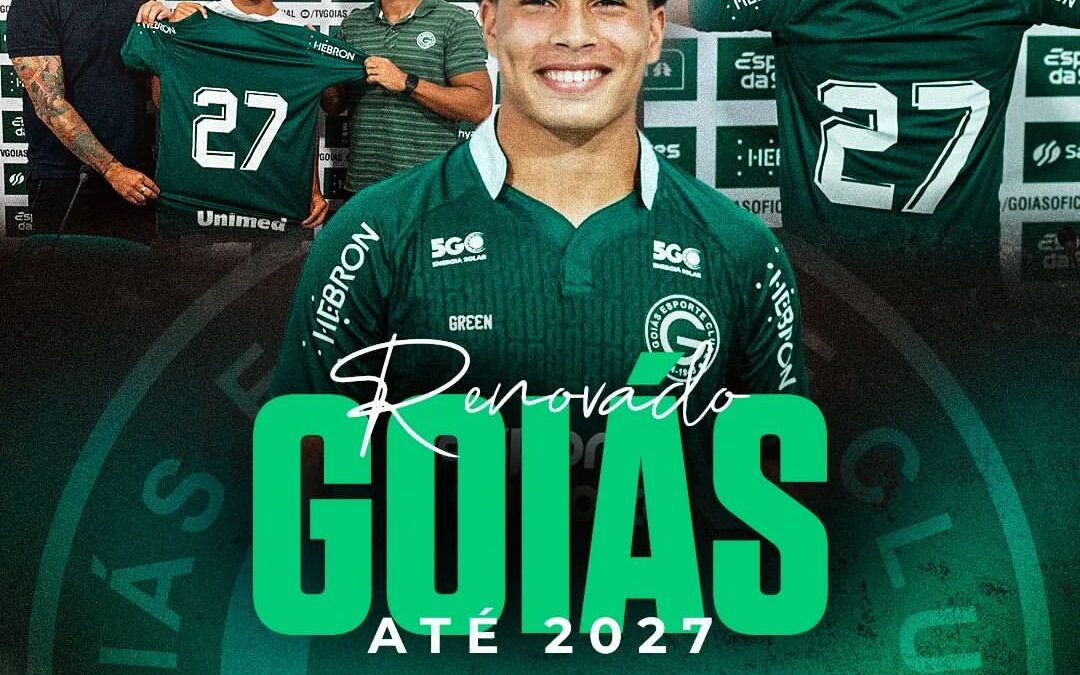 Goiás renova contrato com Pedrinho até o fim de 2027