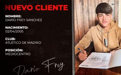 Darío Frey Sánchez, meio-campista do Atlético de Madrid, é o novo cliente da Un1que Football
