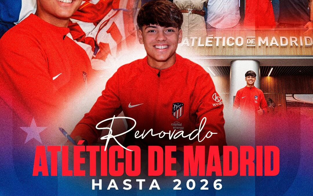 Meio-campista Darío Frey renova contrato com o Atlético de Madrid até 2026