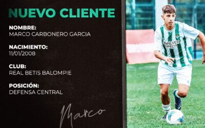 Marco, zagueiro do Betis e Internacional da Espanha Sub-16, agora é assessorado pela Un1que Football