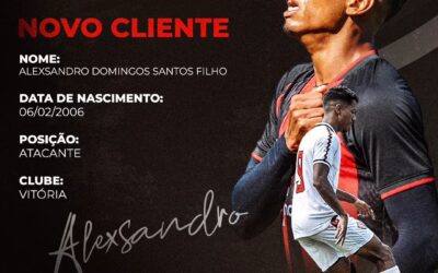 Alexsandro, atleta do Vitória, é o novo cliente da Un1que Football