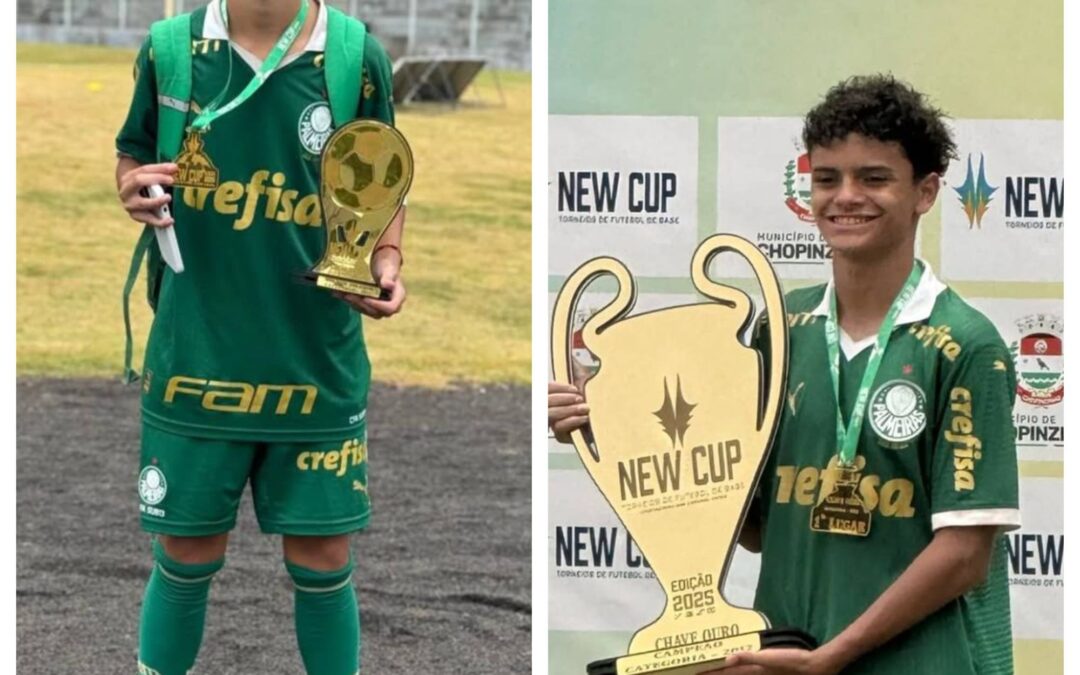 Luiz Gustavo Galhotto e Murillo Cabral são campeões da New Cup sub-13