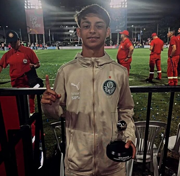 Luiz Gustavo Galhotto é artilheiro da Libertadores Sub-13