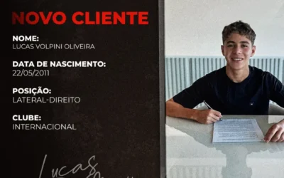 Lucas Oliveira, lateral-direito do Internacional, é o novo cliente da Un1que Football