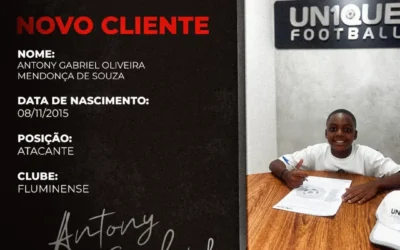 Antony Gabriel, atacante do Fluminense Sub-11, é o novo cliente da Un1que Football