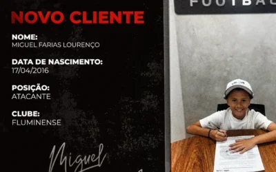 Miguel Farias, atacante do Fluminense Sub-10, é o novo cliente da Un1que Football