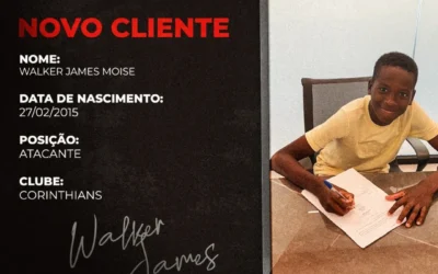 Walker James, atacante do Corinthians Sub-11 é o novo cliente da Un1que Football