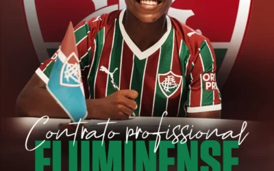 Grande destaque da base do Fluminense, Jean Carlos assina primeiro contrato profissional