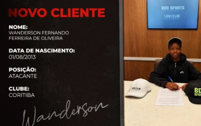 Wanderson, atacante do Coritiba Sub-13, é o novo cliente da Un1que Football